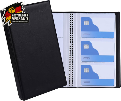 Visitenkartenmappe mit - , 60