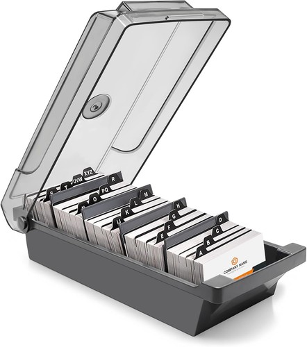 500 karten visitenkartenbox - karten,
